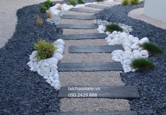 Đá slate suối - Slate chips for garden